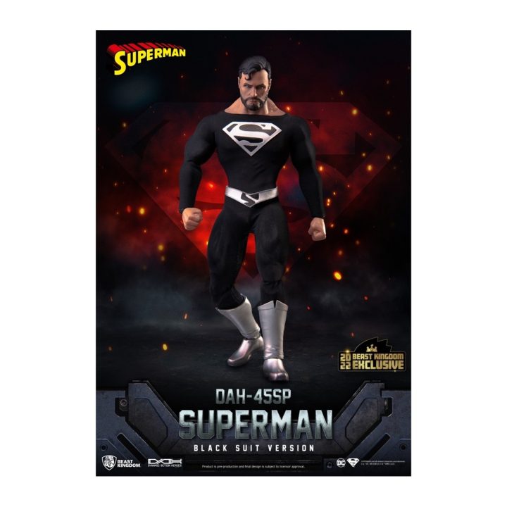 Figura beast kingdom DC comics superman DYNAMIC8H traje negro…