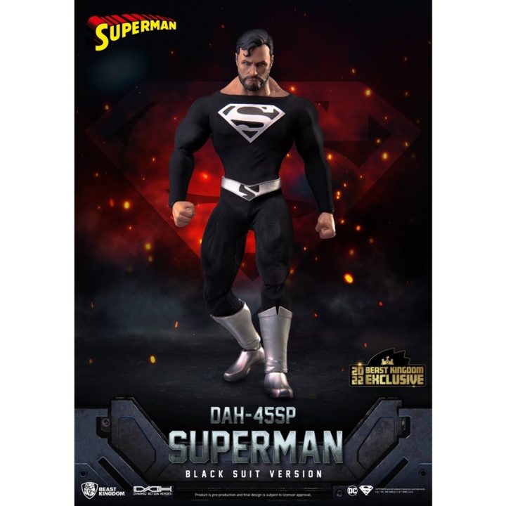 Figura beast kingdom DC comics superman DYNAMIC8H traje negro…