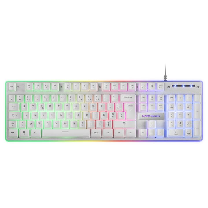 Mars Gaming MCPXWFR, Combo Teclado H-Mech FRGB, Ratón Ultraligero…