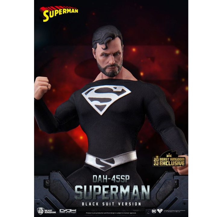 Figura beast kingdom DC comics superman DYNAMIC8H traje negro…