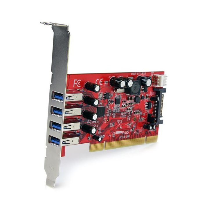StarTech.com Tarjeta Adaptador PCI USB 3.0 (5Gbps) SuperSpeed 4…
