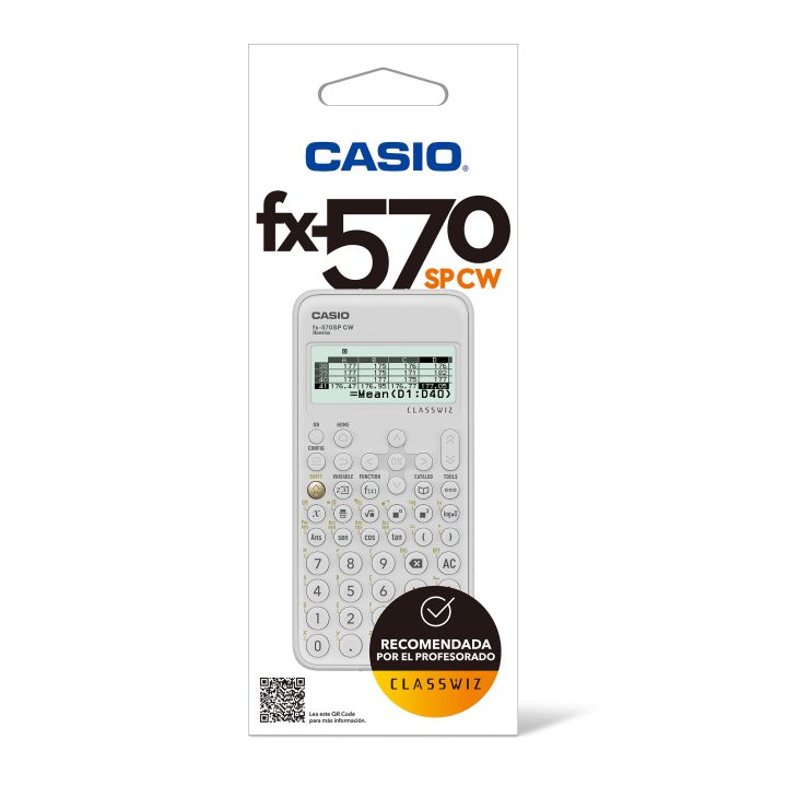 Calculadora científica de 12 dígitos Casio fx-570 sp cw