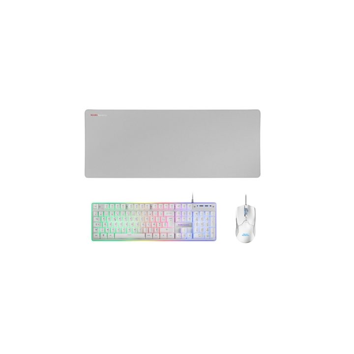 Mars Gaming MCPXWFR, Combo Teclado H-Mech FRGB, Ratón Ultraligero…