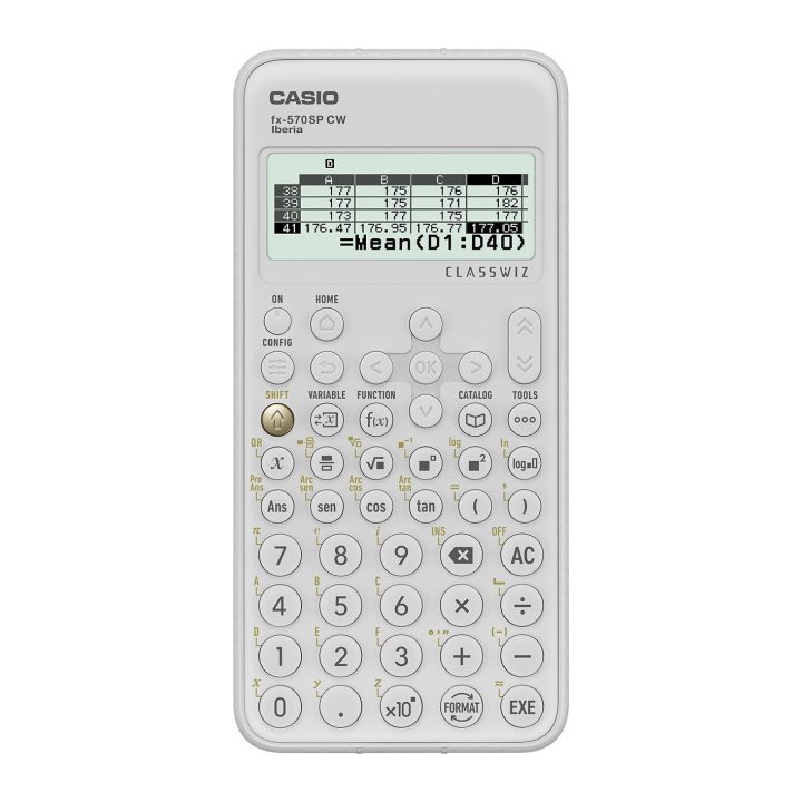 Calculadora científica de 12 dígitos Casio fx-570 sp cw