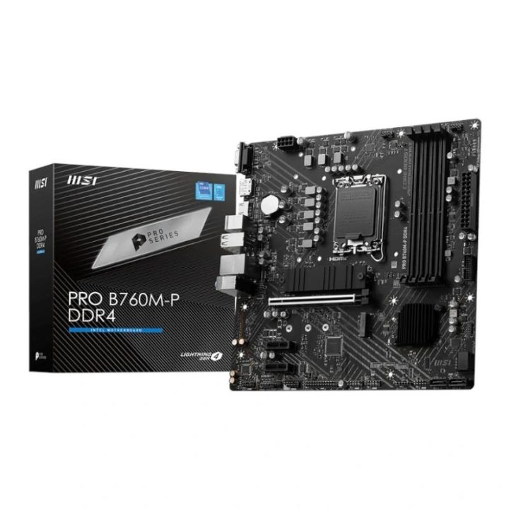 MSI PRO B760M-P DDR4 Intel B760 LGA 1700 micro ATX motherboard