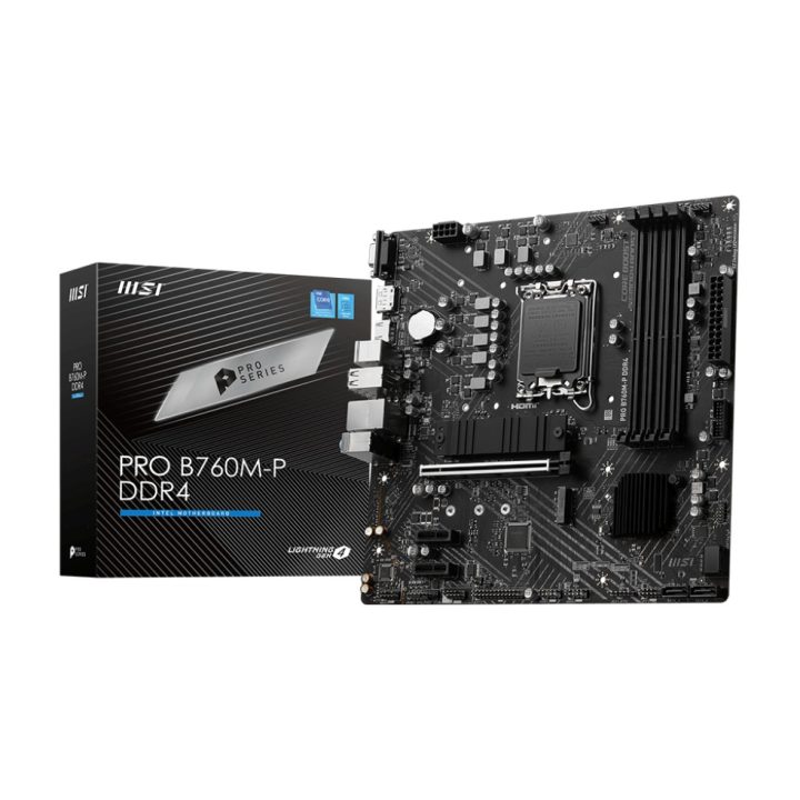 MSI PRO B760M-P DDR4 motherboard Intel B760 LGA 1700 micro ATX