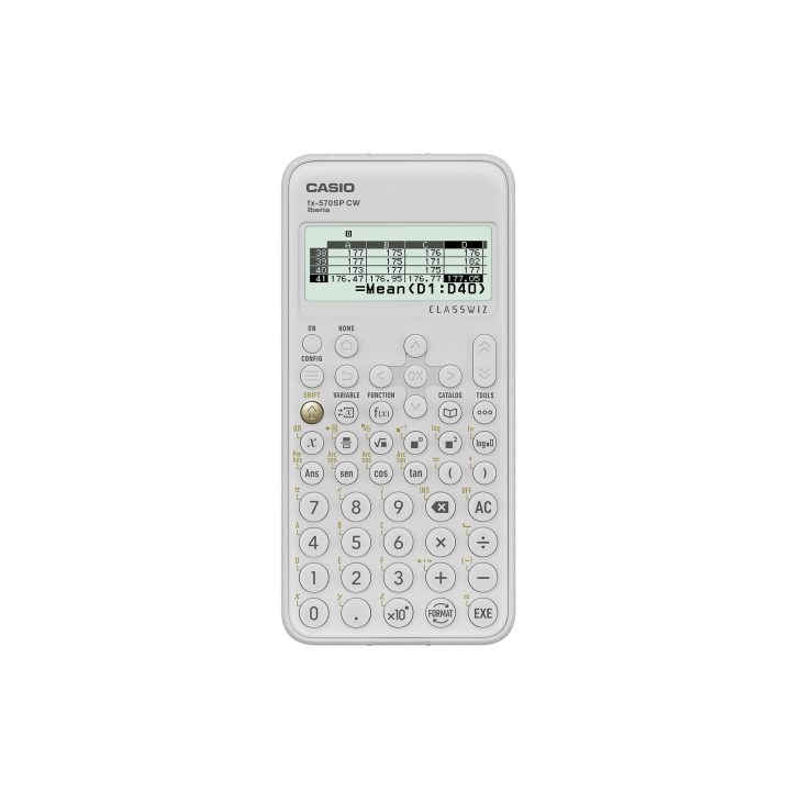 Calculadora científica de 12 dígitos Casio fx-570 sp cw