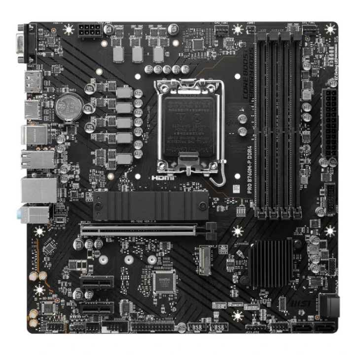 MSI PRO B760M-P DDR4 Intel B760 LGA 1700 micro ATX motherboard