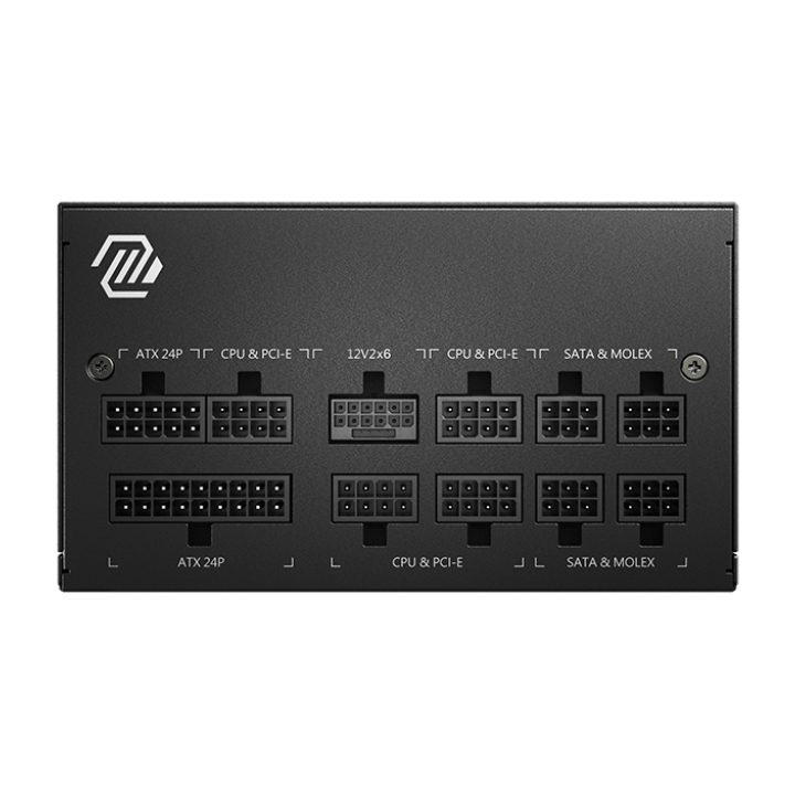 MSI MAG A850GL PCIE5 Power Supply Unit 850 W 20+4 pin ATX ATX Black