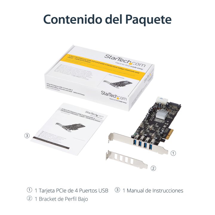 StarTech.com PCI Express PCI-E 4-Port USB 3.0 (5Gbps) UASP Adapter…