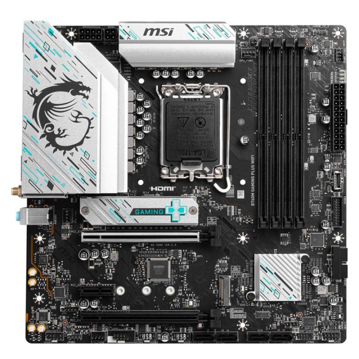 MSI B760M GAMING PLUS WIFI Intel B760 LGA 1700 micro ATX motherboard