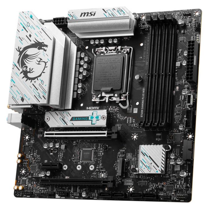 MSI B760M GAMING PLUS WIFI Intel B760 LGA 1700 micro ATX motherboard