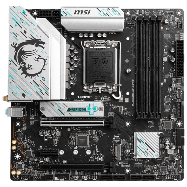 MSI B760M GAMING PLUS WIFI motherboard Intel B760 LGA 1700 micro ATX