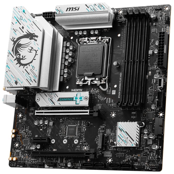 MSI B760M GAMING PLUS WIFI motherboard Intel B760 LGA 1700 micro ATX