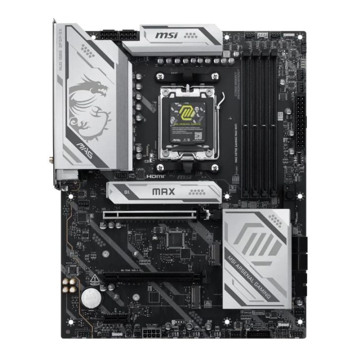MSI MAG X870E GAMING PLUS MAX WIFI motherboard AMD X870E Socket AM5…