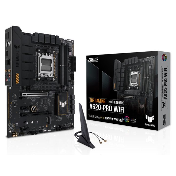ASUS TUF GAMING A620-PRO WIFI AMD A620 Socket AM5 ATX
