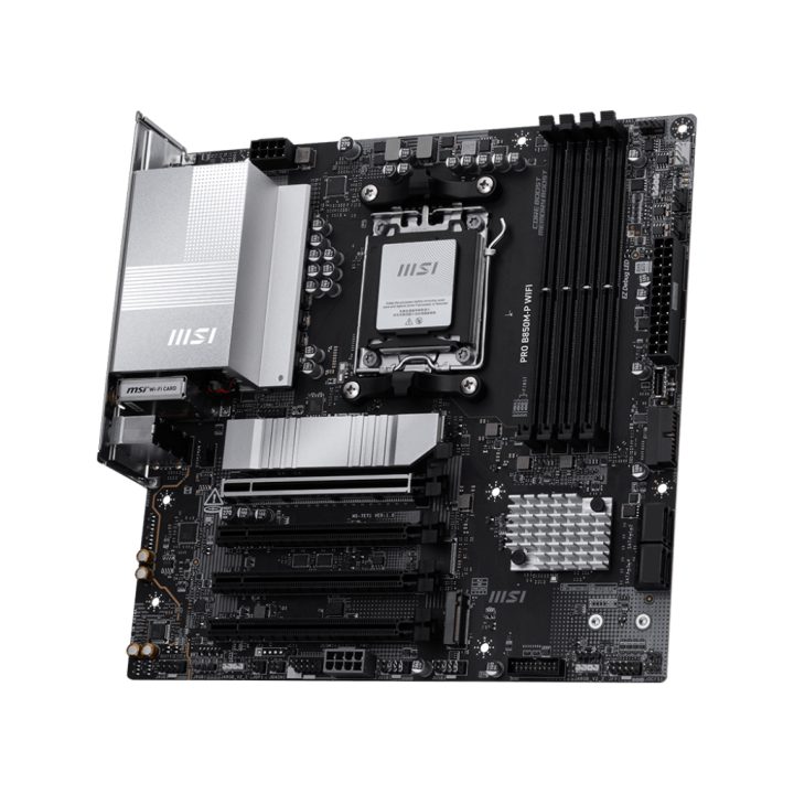 MSI PRO B850M-P WIFI AMD B850 Motherboard AM5 Socket Micro ATX