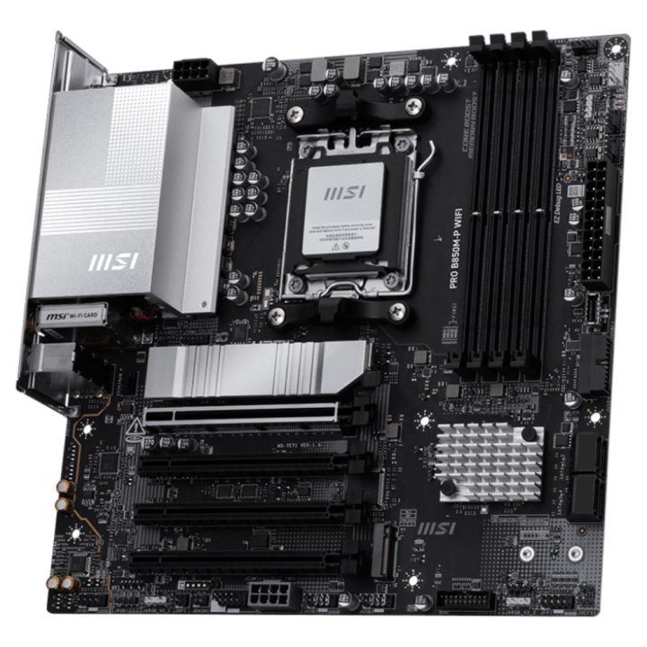 MSI PRO B850M-P WIFI AMD B850 Motherboard AM5 Socket Micro ATX