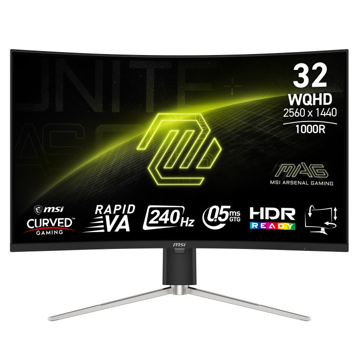 Monitor curvo MSI MAG 325CQRXF E2 32" QHD 240 Hz VA