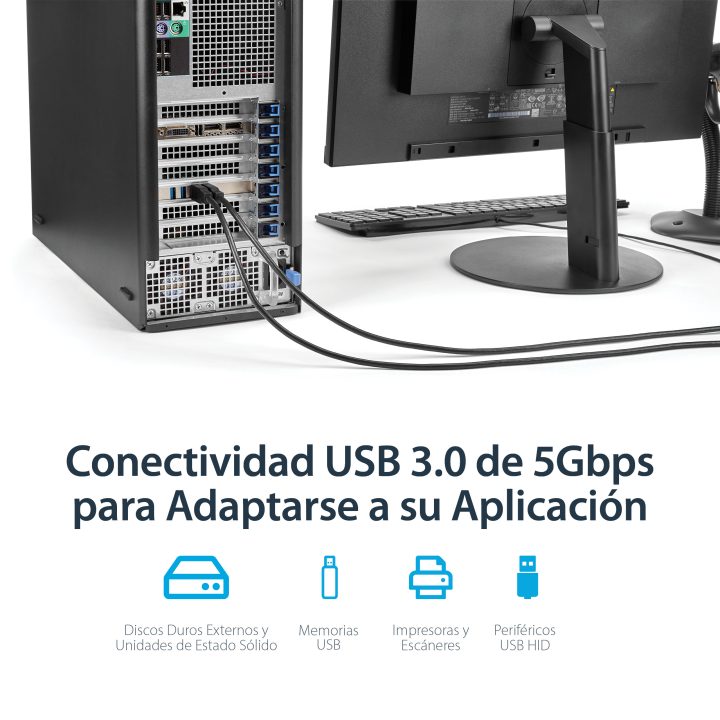StarTech.com PCI Express PCI-E 4-Port USB 3.0 (5Gbps) UASP Adapter…