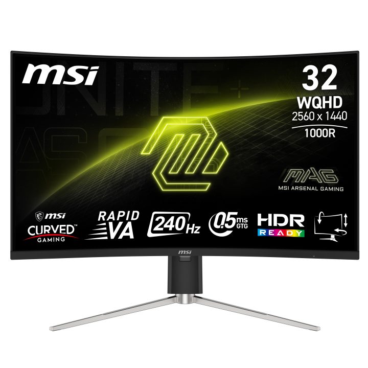 Monitor curvo MSI MAG 325CQRXF E2 32" QHD 240 Hz VA