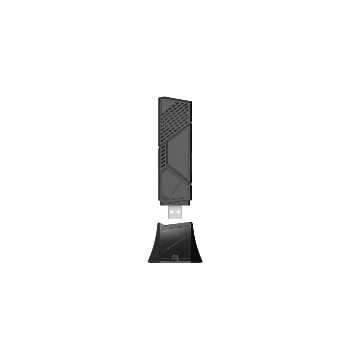 ASUS ROG USB-BE92 Wi-Fi 7 BE6500 Tri-Band USB Adapter WLAN 6500 Mbit/s
