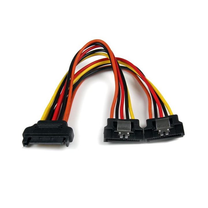 StarTech.com 0.15m SATA Power Splitter Adapter Cable with Latching…