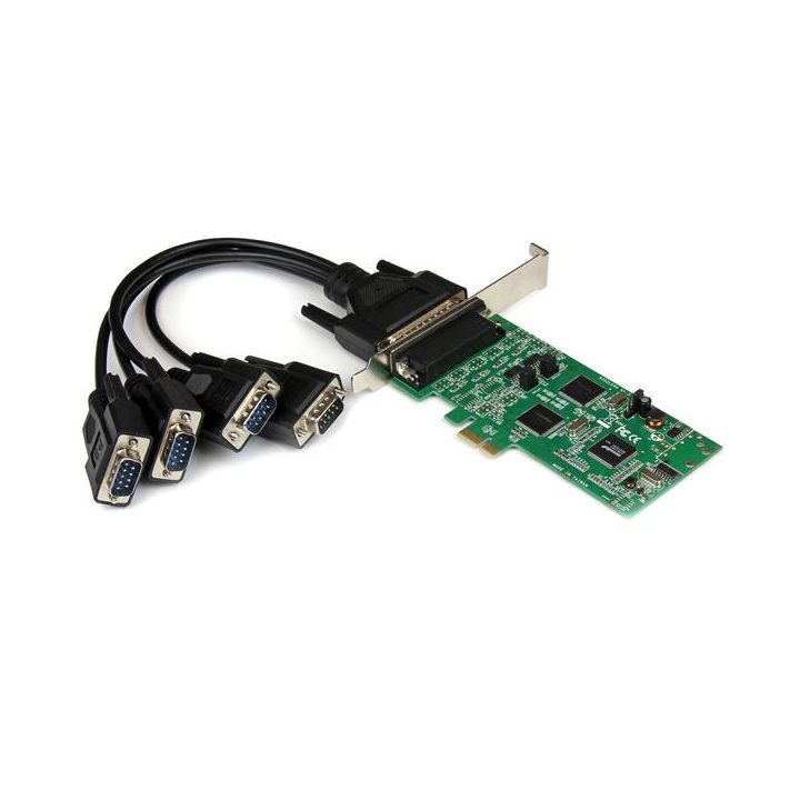 StarTech.com Tarjeta Adaptadora PCI Express PCIe de 4 Puertos Serie…