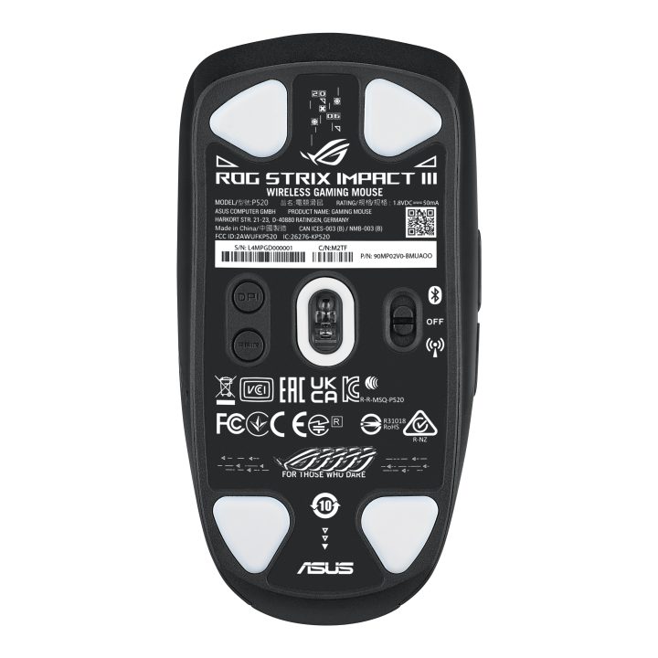 ASUS ROG Strix Impact III Wireless Gaming Mouse Ambidextrous RF…