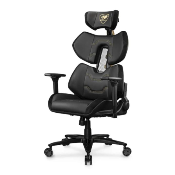 COUGAR Terminator Elite Gold PC Gaming Chair Padded Seat Black, Gold