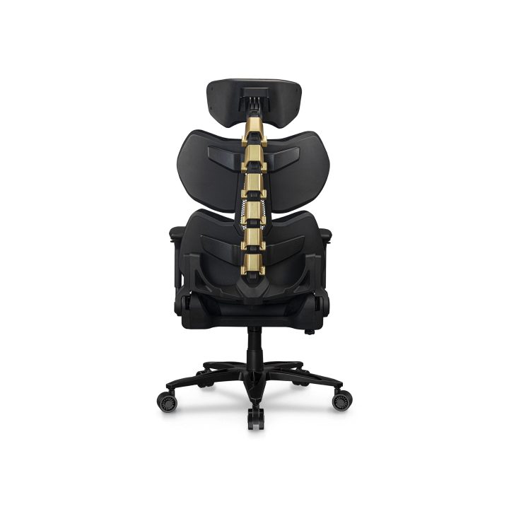 COUGAR Terminator Elite Gold PC Gaming Chair Padded Seat Black, Gold