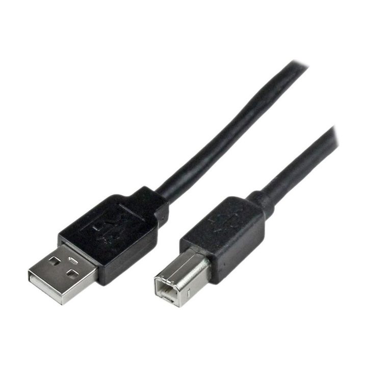 StarTech.com 20m Active USB 2.0 A to B Cable - Long USB Cable - USB…