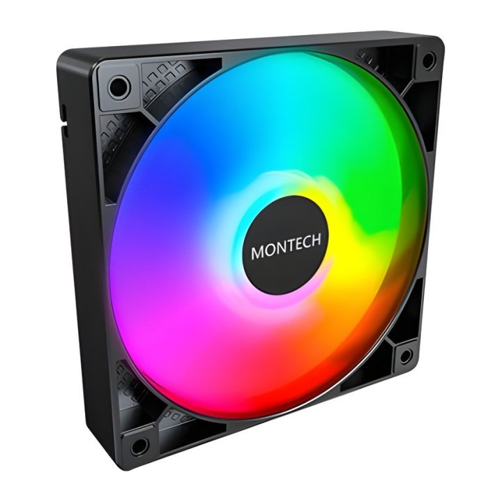 Montech GF120 PWM Black 120x120 Fan (GF120 ARGB PWM (B))