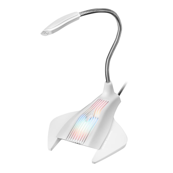 Mars Gaming MMICX, Microfone de Estúdio Profissional LED, Mute…