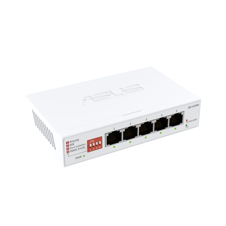 ASUS QG-U1050 Unmanaged 2.5G Ethernet (100/1000/2500) White