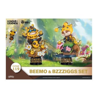 Set de 2 figuras beast kingdom dstage league of legends beemo y…