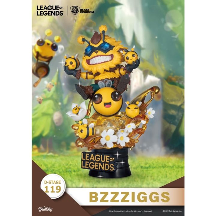 Set of 2 Beast Kingdom D-Stage League of Legends Beemo and Bzzziggs…