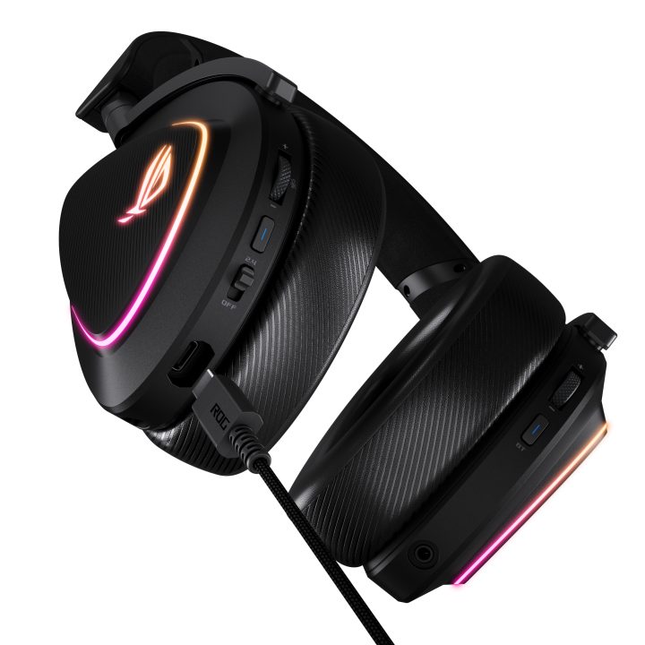 ASUS ROG DELTA II auscultadores de arco sem fios e com fios…