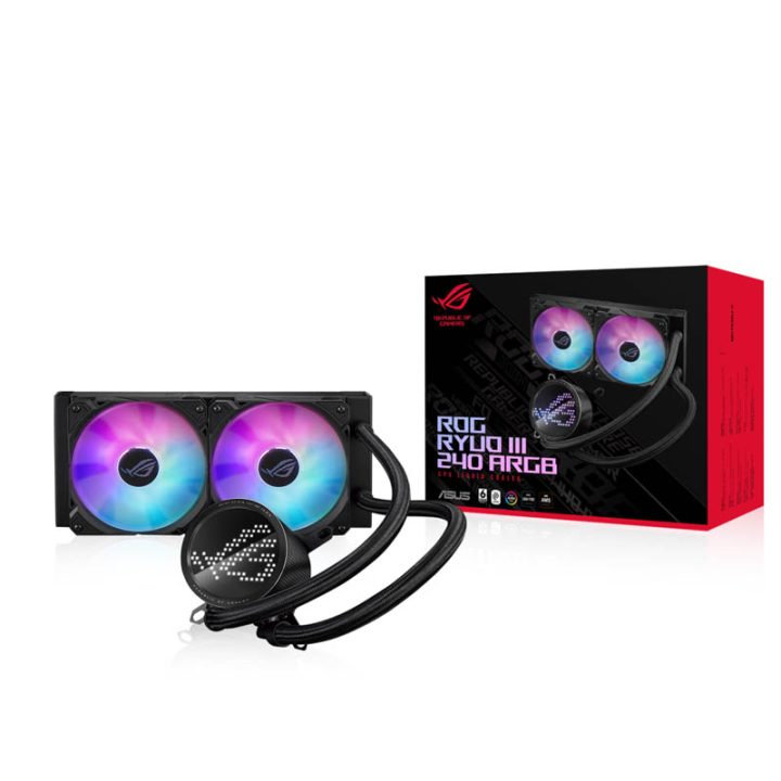 ASUS ROG Ryuo III 240 ARGB All-in-One Liquid CPU Cooler 12 cm Black