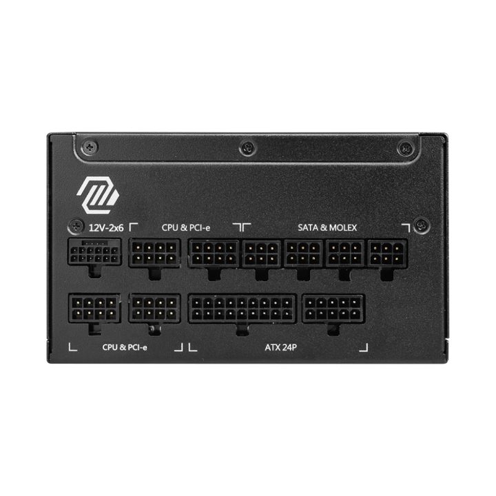 MSI MAG A1000GL PCIE5 II Power Supply Unit 1000 W 24-pin ATX ATX Black