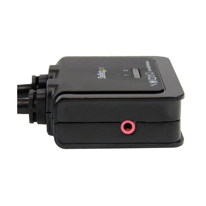 StarTech.com Comutador Switch KVM 2 portas HDMI USB Áudio com Cabos…