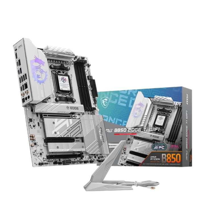 MSI MPG B850 EDGE TI WIFI Motherboard AMD B850 AM5 Socket ATX