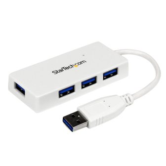 StarTech.com USB 3.0 (5Gbps) Super Speed 4-Port Hub Adapter for…