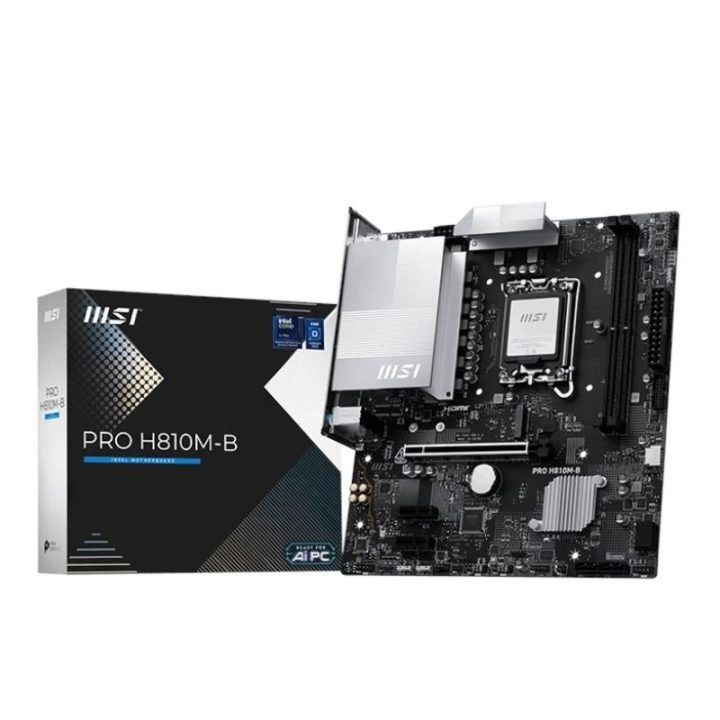 MSI PRO H810M-B Intel H810 LGA 1851 (Socket V1) micro ATX motherboard