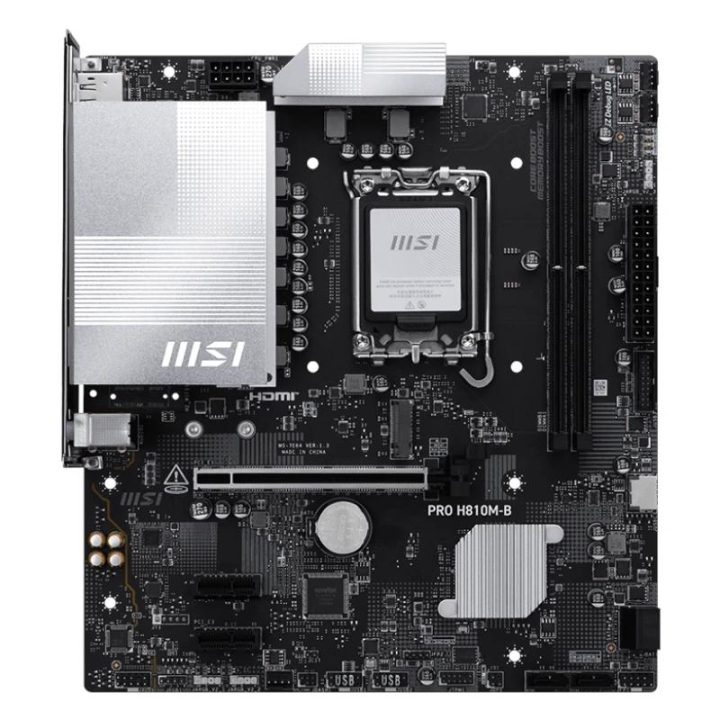 MSI PRO H810M-B motherboard Intel H810 LGA 1851 (Socket V1) micro ATX