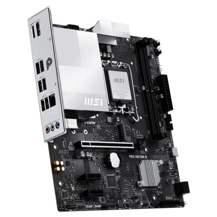 MSI PRO H810M-B Intel H810 LGA 1851 (Socket V1) micro ATX motherboard