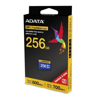ADATA UD256GEX3L1-C 256 GB MicroSDXC UHS-II Flash Memory