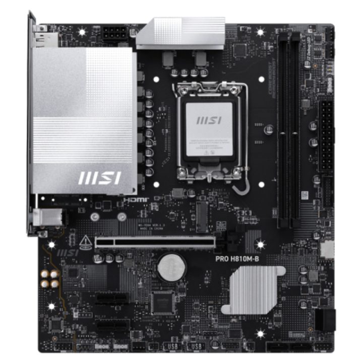 MSI PRO H810M-B Intel H810 LGA 1851 (Socket V1) micro ATX motherboard