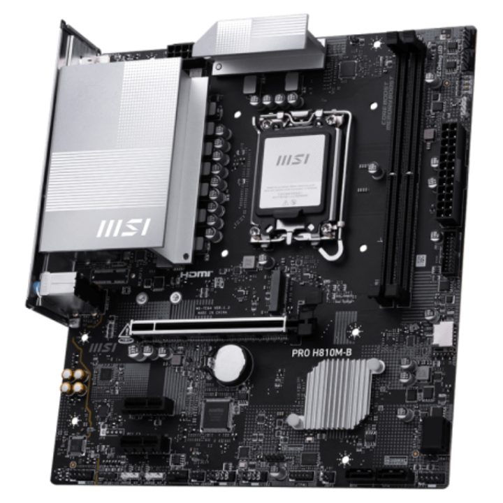 MSI PRO H810M-B Intel H810 LGA 1851 (Socket V1) micro ATX motherboard