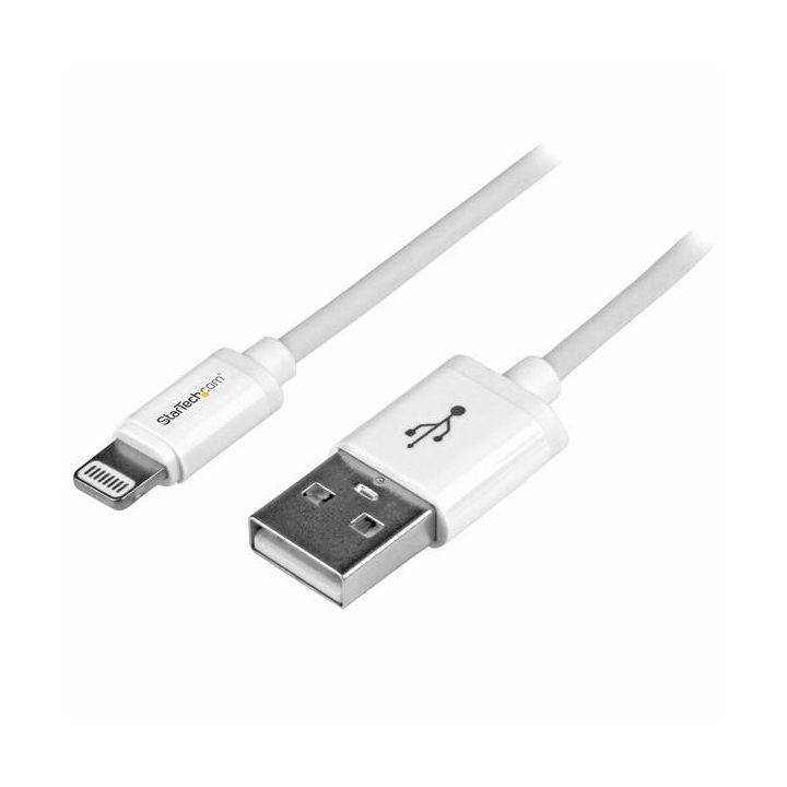 StarTech.com 1m Lightning to USB Cable - Fast Charging Cable for…
